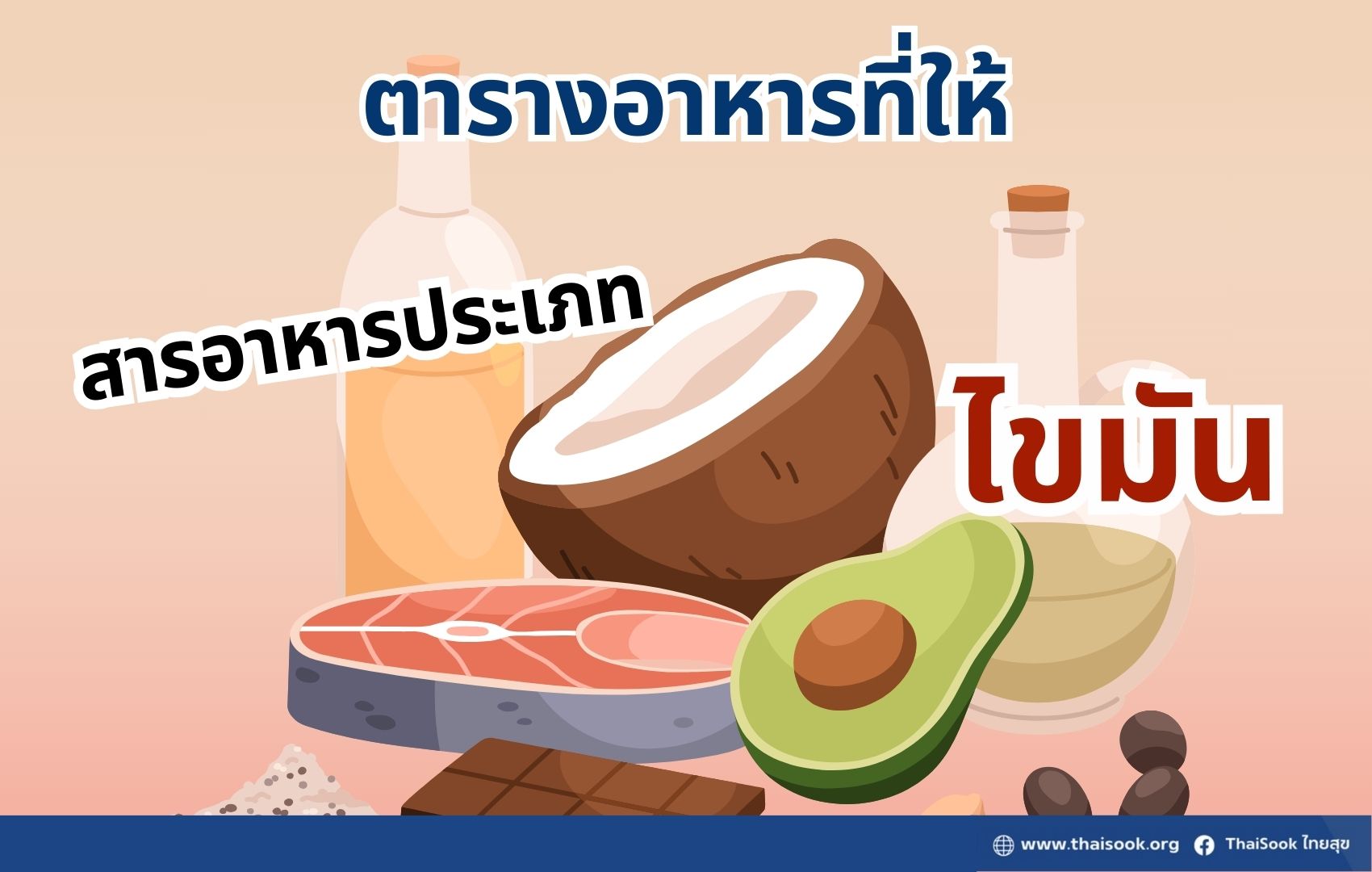 ตารางอาหารที่ให้สารอาหารประเภทไขมัน